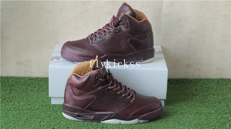 Air Jordan 5 PREM Burgundy Bordeaux